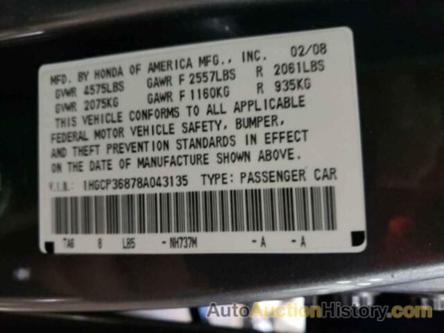 HONDA ACCORD EXL, 1HGCP36878A043135