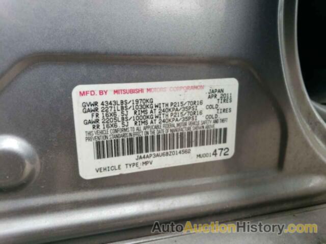 MITSUBISHI OUTLANDER ES, JA4AP3AU6BZ014562