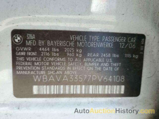 BMW 3 SERIES I, WBAVA33577PV64108