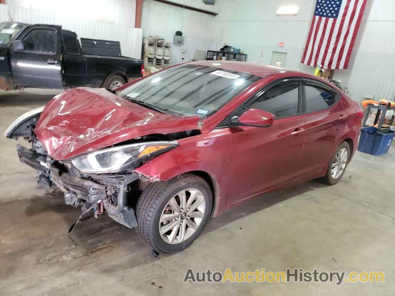 2016 HYUNDAI ELANTRA SE, 5NPDH4AE0GH733285