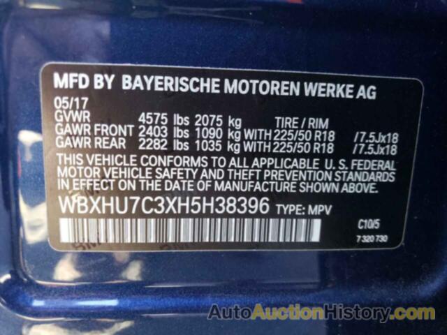 BMW X1 SDRIVE28I, WBXHU7C3XH5H38396