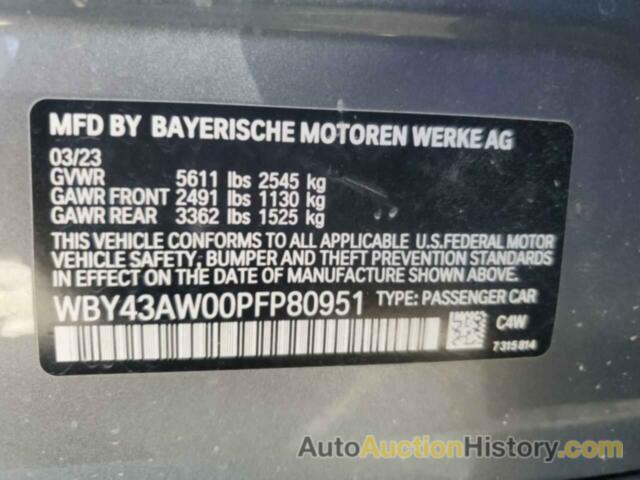 BMW I4 EDRIVE3, WBY43AW00PFP80951