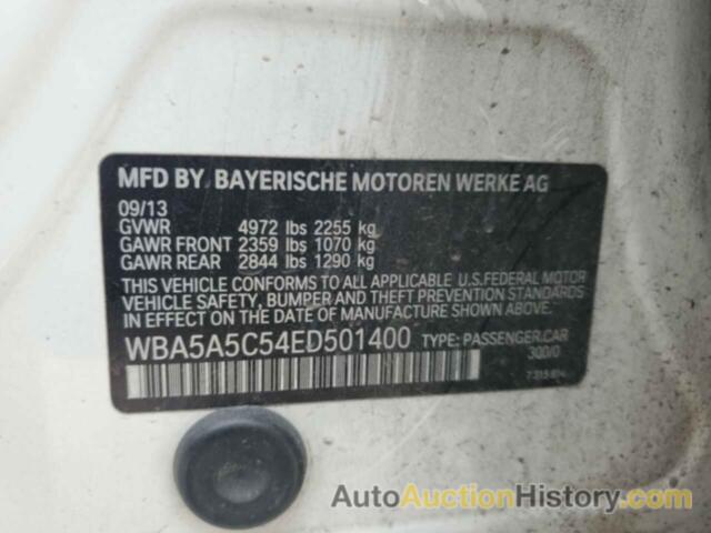 BMW 5 SERIES I, WBA5A5C54ED501400