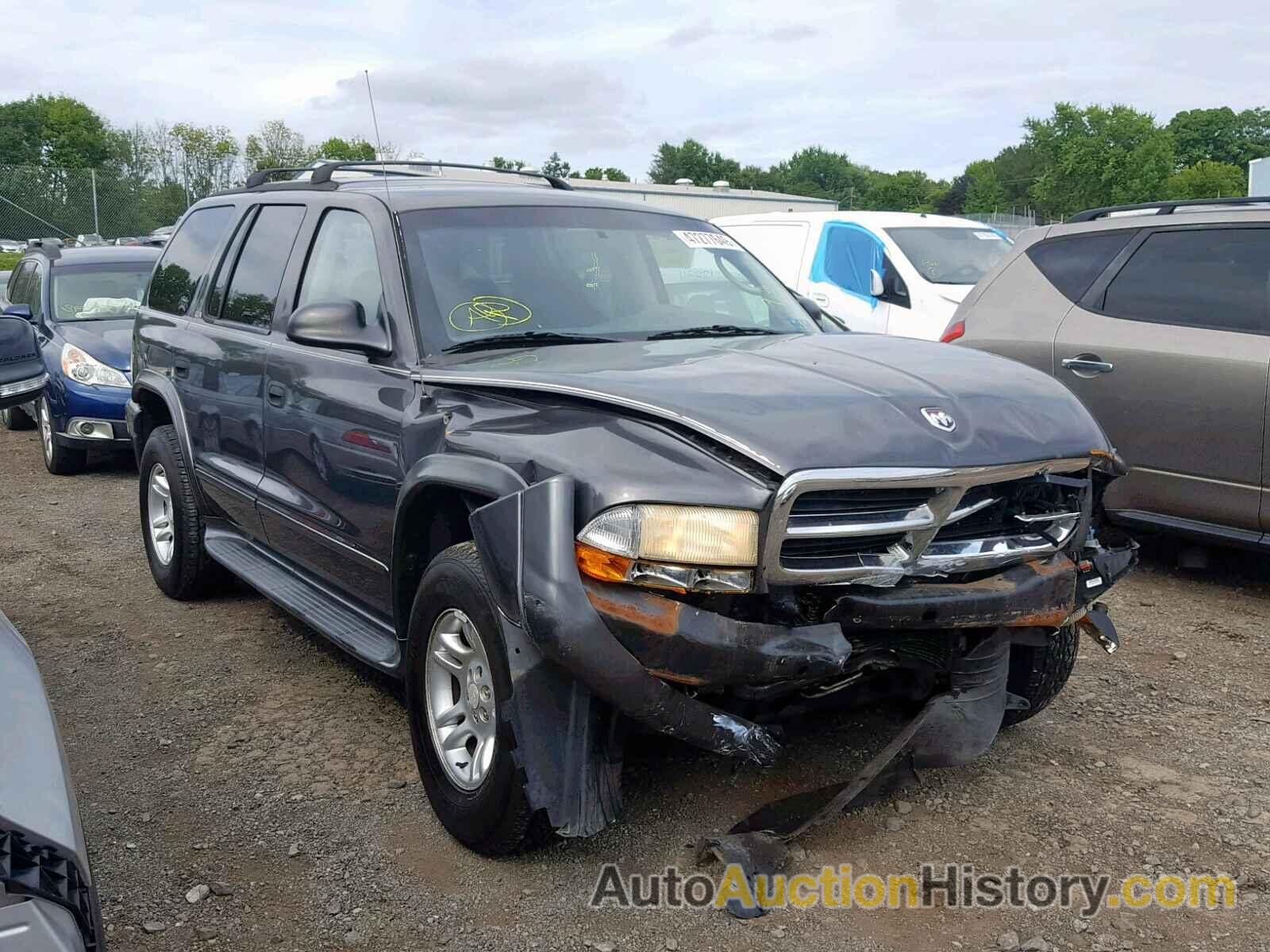 2002 DODGE DURANGO SL SLT, 1B4HS48N32F220427