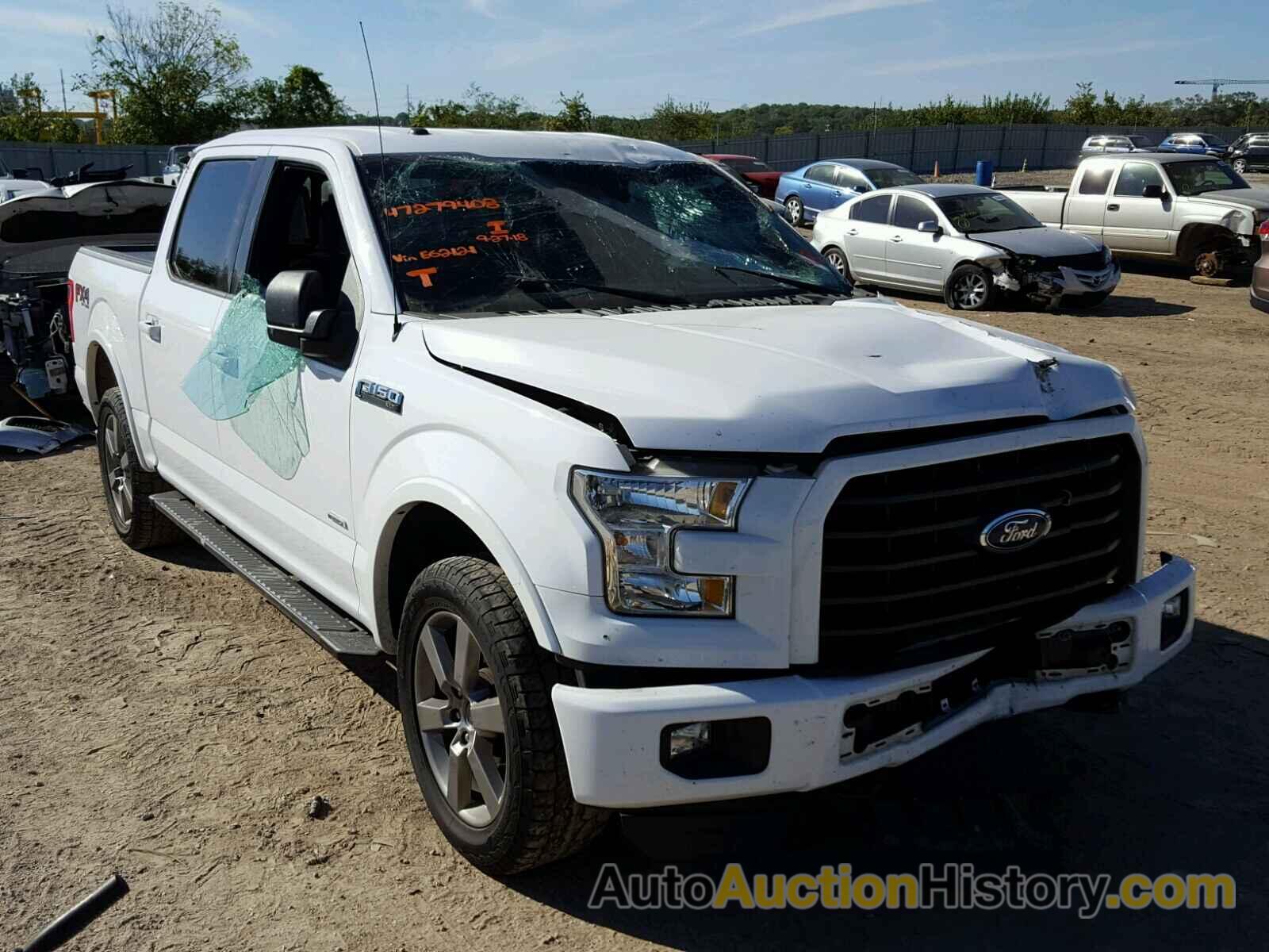 2015 FORD F150 SUPERCREW, 1FTEW1EP0FKE62121