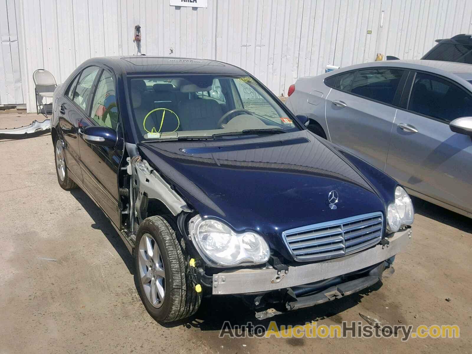 2007 MERCEDES-BENZ C 280 4MAT 280 4MATIC, WDBRF92H37F915427