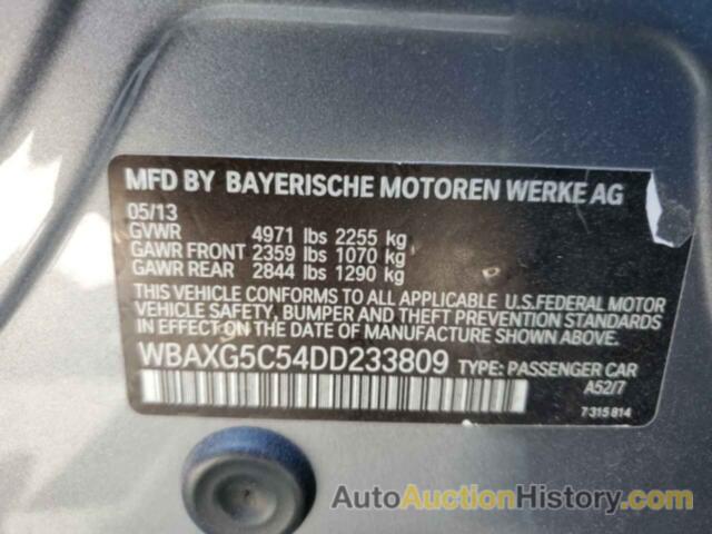 BMW 5 SERIES I, WBAXG5C54DD233809