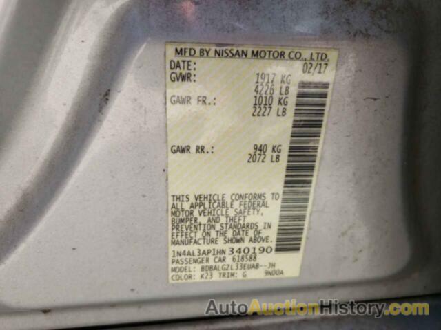 NISSAN ALTIMA 2.5, 1N4AL3AP1HN340190