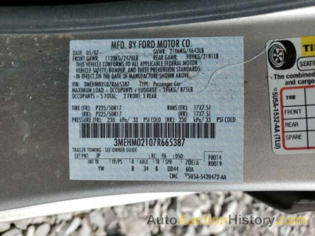 MERCURY MILAN PREMIER, 3MEHM02107R665387