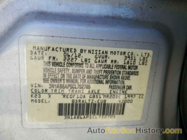 NISSAN SENTRA 2.0, 3N1AB6AP5CL752705