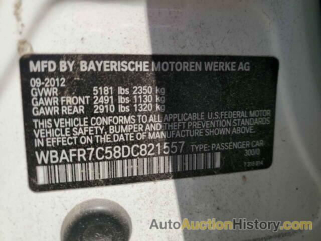 BMW 5 SERIES I, WBAFR7C58DC821557