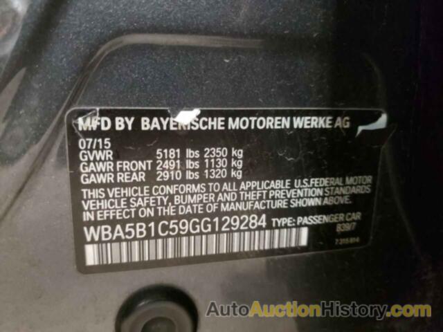 BMW 5 SERIES I, WBA5B1C59GG129284