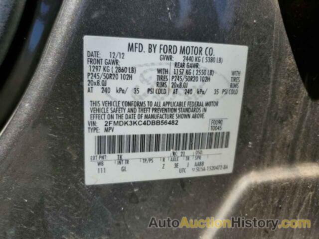 FORD EDGE LIMITED, 2FMDK3KC4DBB56482