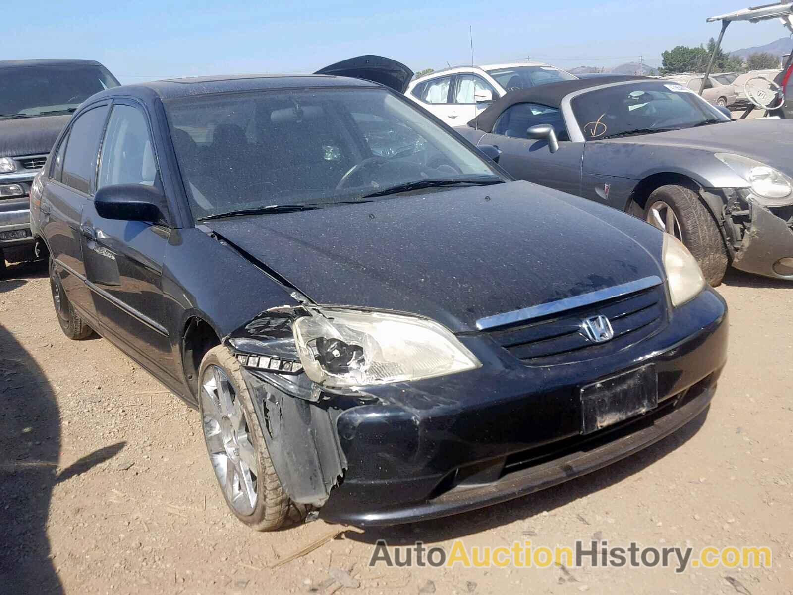 2003 HONDA CIVIC EX EX, 2HGES26703H519552