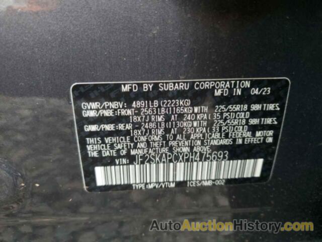 SUBARU FORESTER LIMITED, JF2SKAPCXPH475693