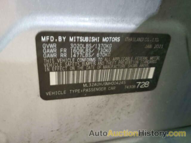 MITSUBISHI MIRAGE ES, ML32AUHJ9MH004245