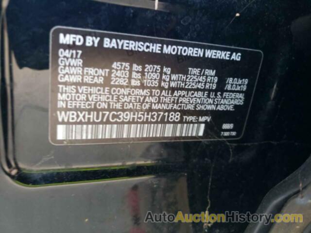 BMW X1 SDRIVE28I, WBXHU7C39H5H37188