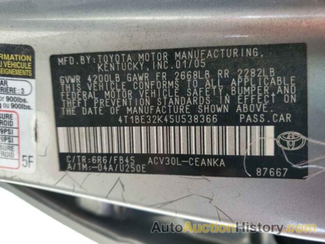 TOYOTA CAMRY LE, 4T1BE32K45U538366