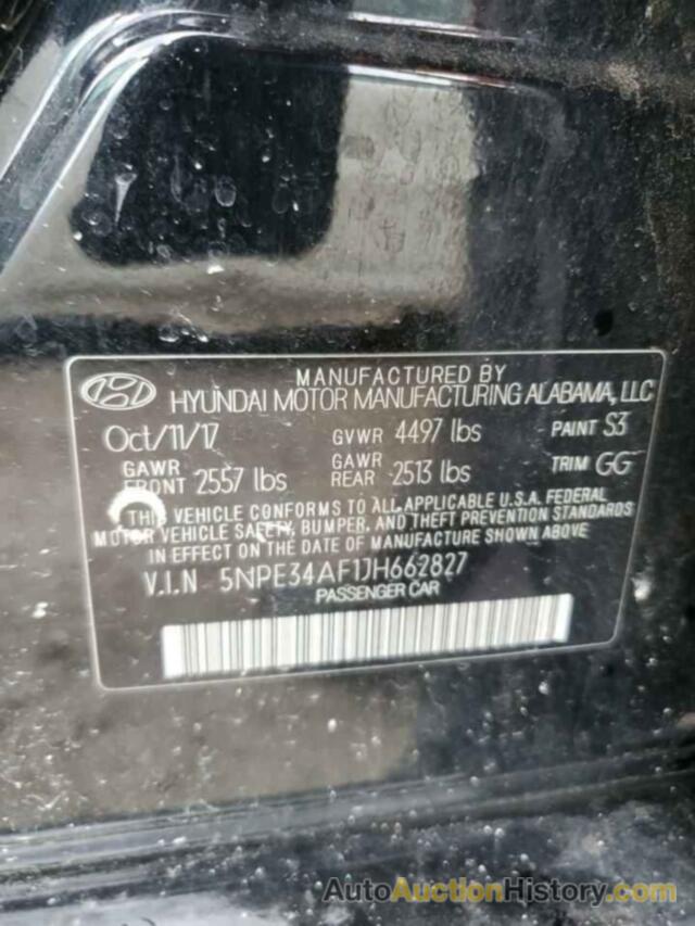 HYUNDAI SONATA SPORT, 5NPE34AF1JH662827