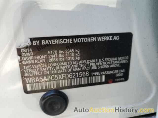 BMW 5 SERIES XI, WBA5A7C5XFD621568