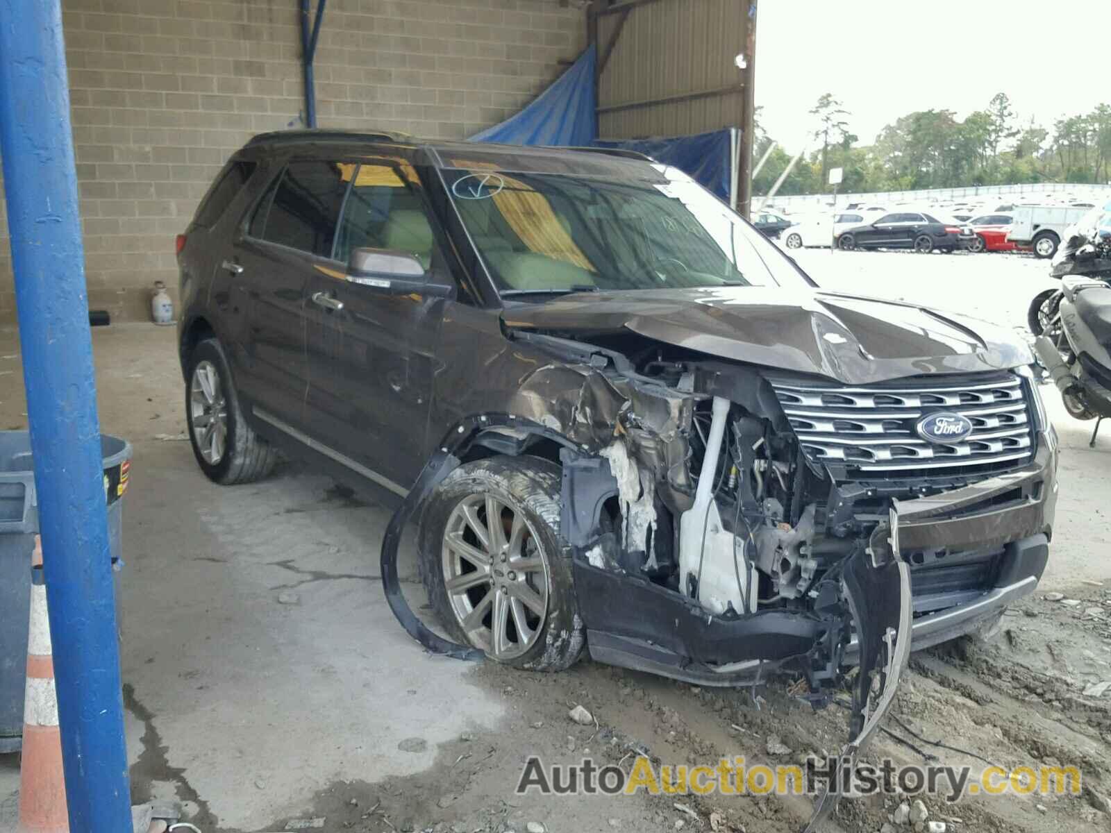 2016 FORD EXPLORER LIMITED, 1FM5K7F88GGA05787