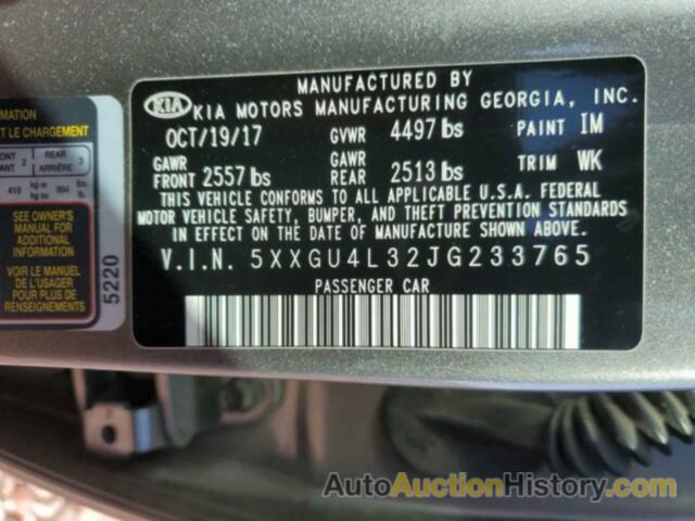 KIA OPTIMA EX, 5XXGU4L32JG233765