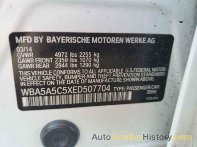 BMW 5 SERIES I, WBA5A5C5XED507704