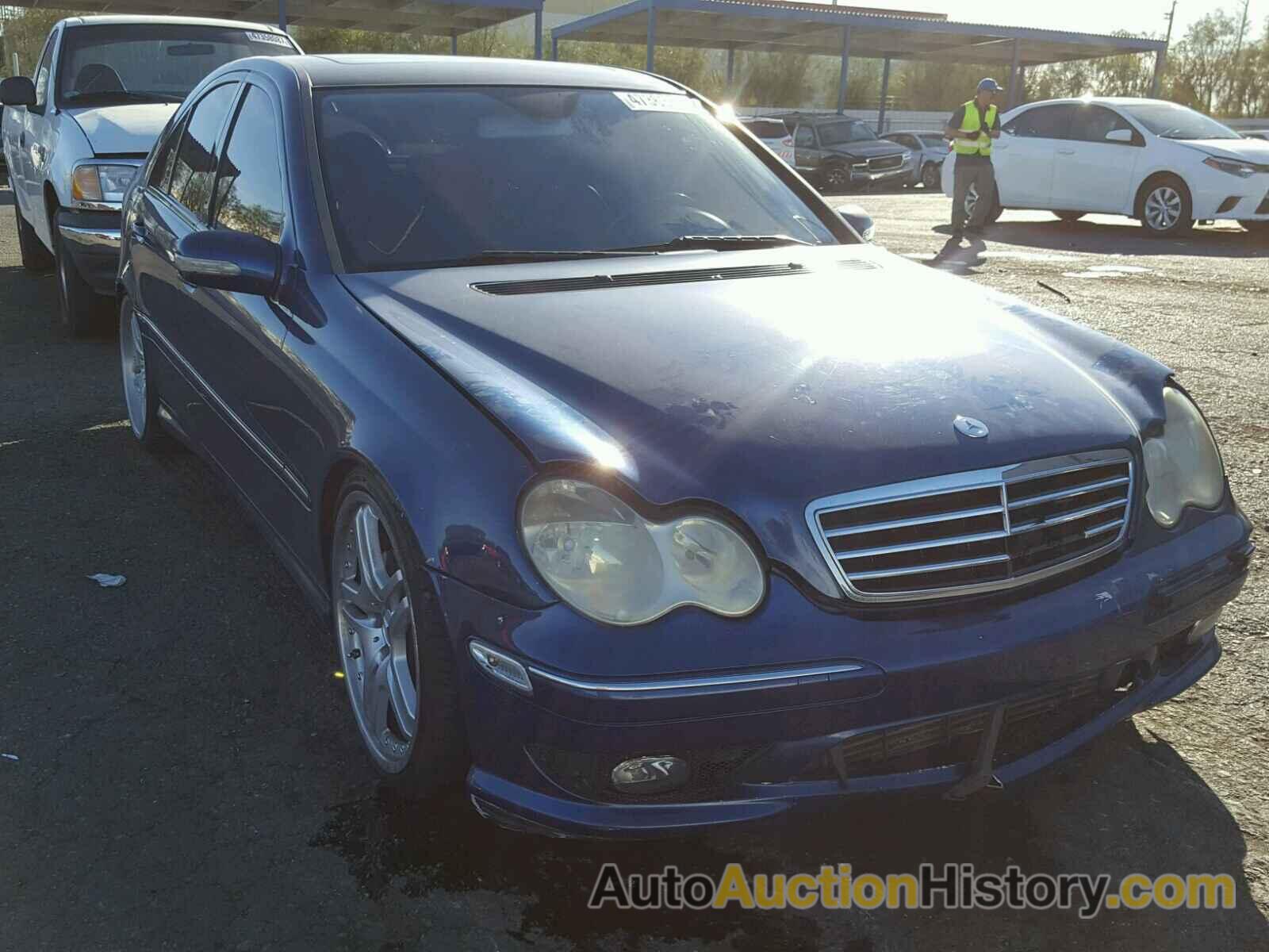 2005 MERCEDES-BENZ C 230K SPORT SEDAN, WDBRF40J95F598632