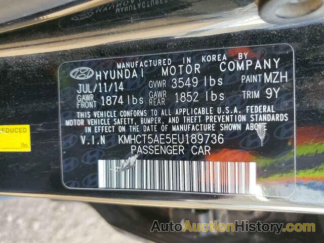 HYUNDAI ACCENT GLS, KMHCT5AE5EU189736