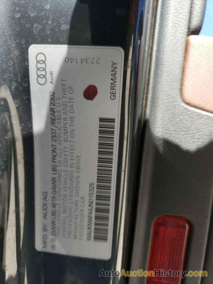 AUDI A4 PREMIUM, WAUKMAF44JN015325