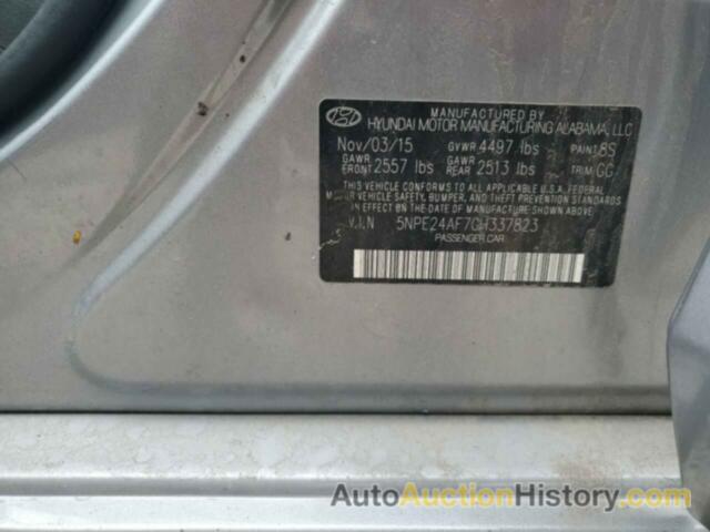 HYUNDAI SONATA SE, 5NPE24AF7GH337823