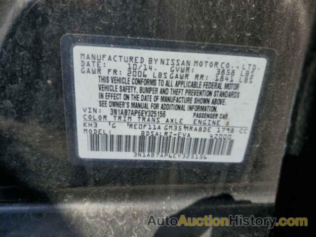 NISSAN SENTRA S, 3N1AB7AP6EY325156