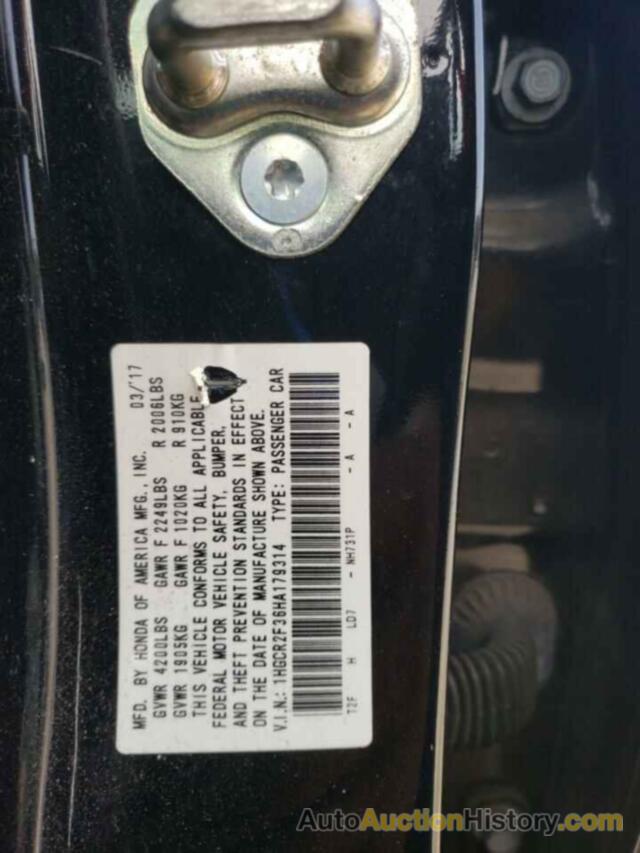 HONDA ACCORD LX, 1HGCR2F36HA179314