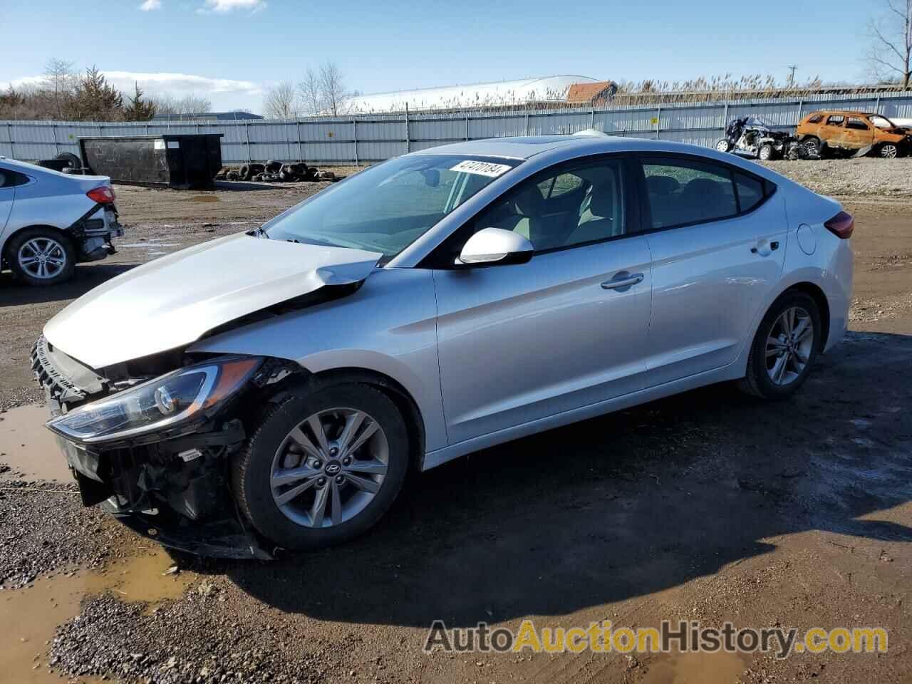 HYUNDAI ELANTRA SEL, 5NPD84LF9JH380090