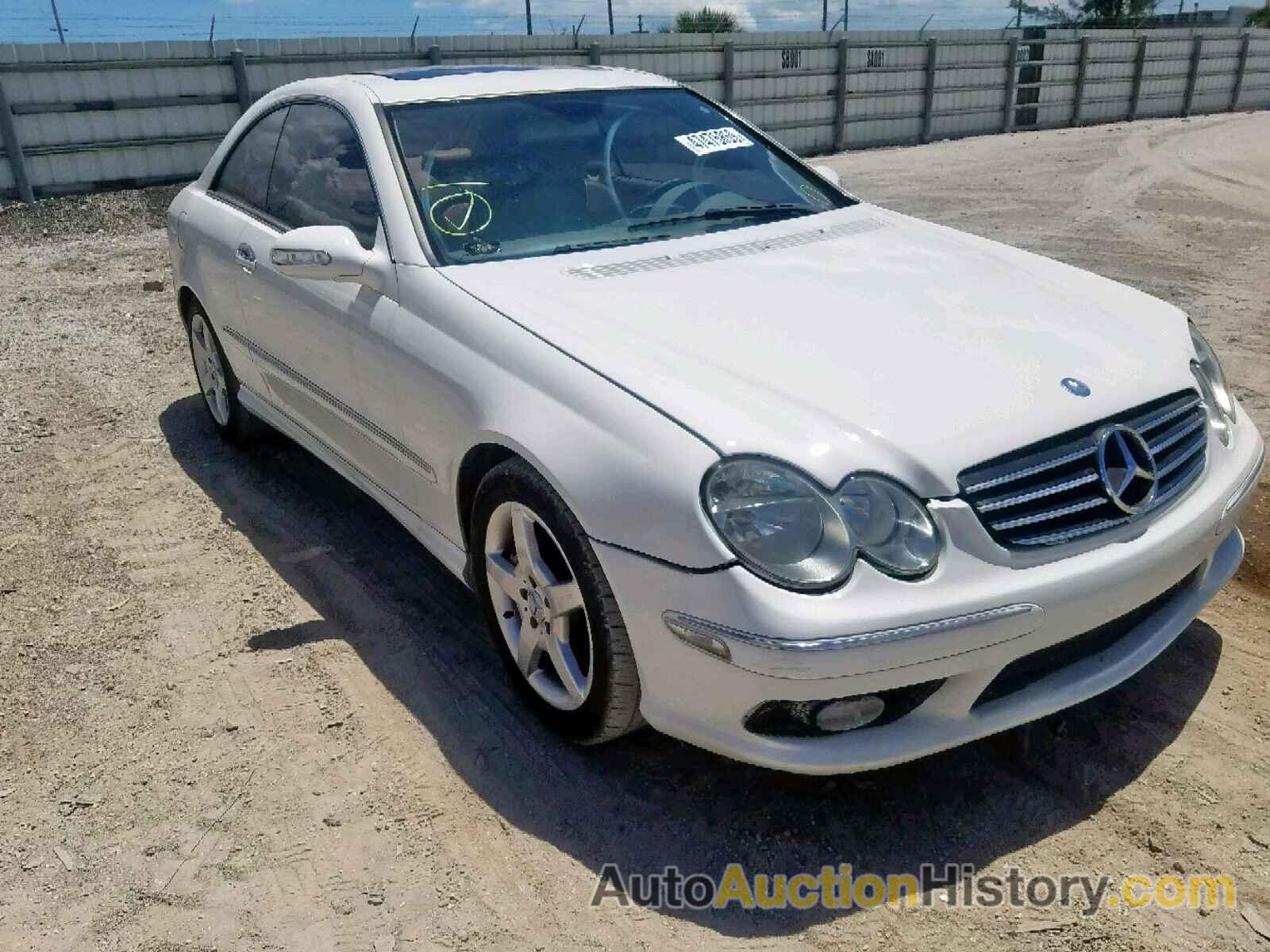 2005 MERCEDES-BENZ CLK 500, WDBTJ75J45F149308