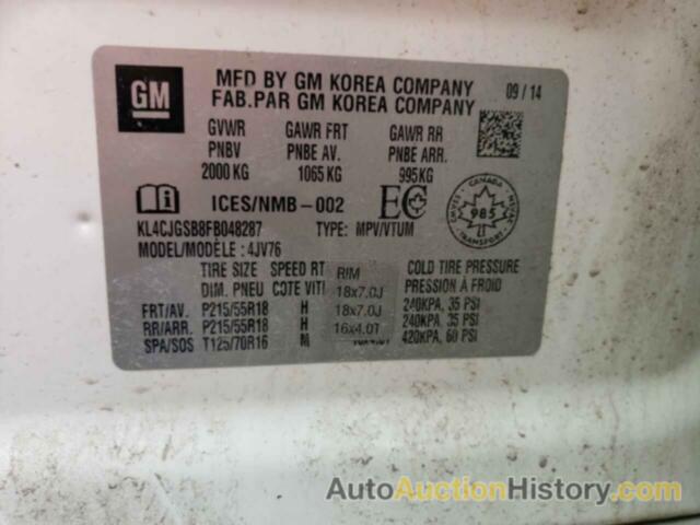 BUICK ENCORE, KL4CJGSB8FB048287