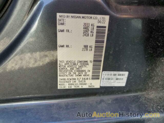 NISSAN ALTIMA SR, 1N4BL4CW3NN373685