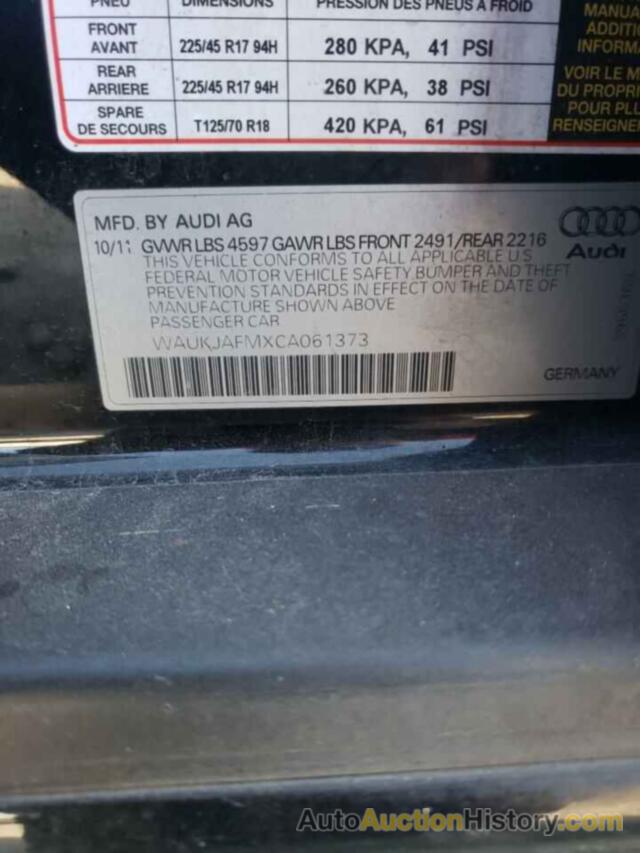 AUDI A3 PREMIUM PLUS, WAUKJAFMXCA061373