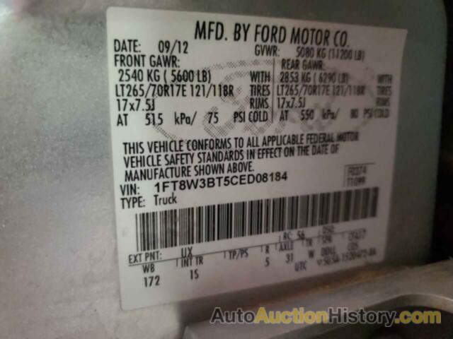 FORD F350 SUPER DUTY, 1FT8W3BT5CED08184