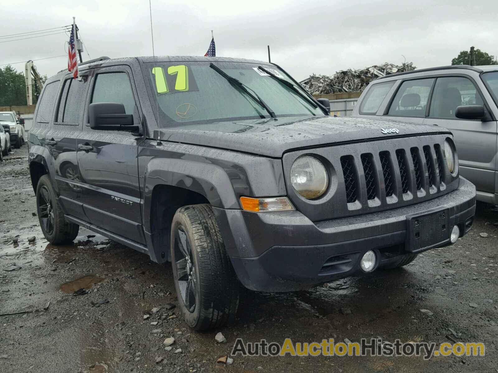 2017 JEEP PATRIOT LATITUDE, 1C4NJRFB8HD174516