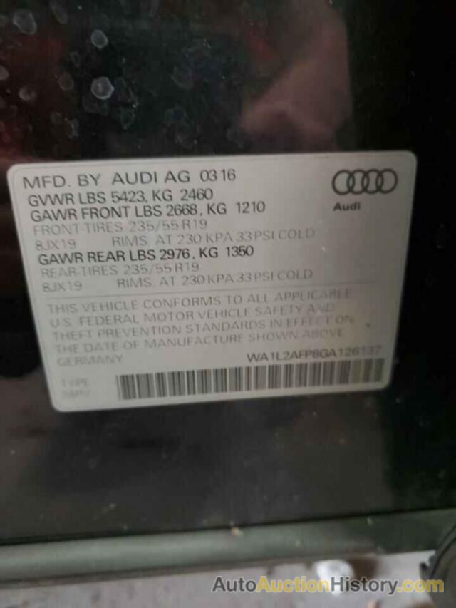 AUDI Q5 PREMIUM PLUS, WA1L2AFP8GA126137