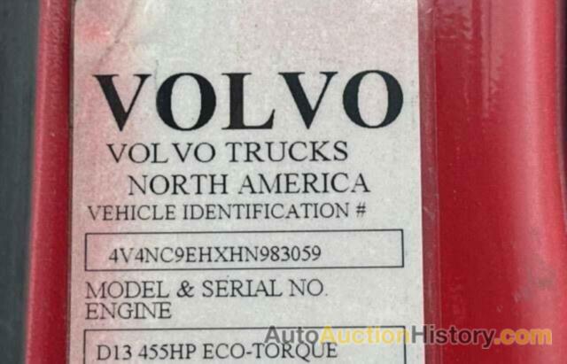 VOLVO VN VNL, 4V4NC9EHXHN983059