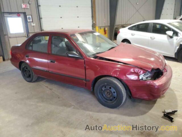 CHEVROLET PRIZM BASE, 1Y1SK5280XZ449215