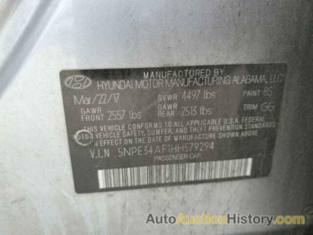 HYUNDAI SONATA SPORT, 5NPE34AF1HH579294