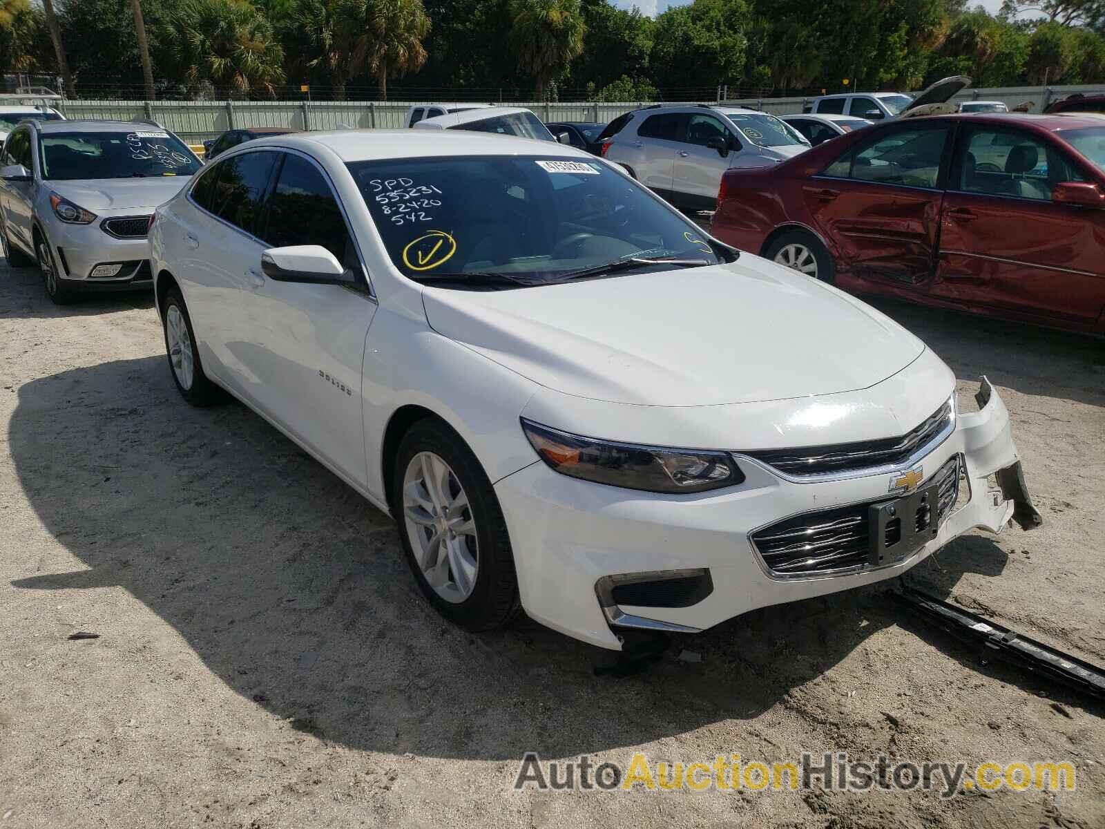 2016 CHEVROLET MALIBU LT, 1G1ZE5STXGF199054