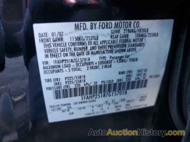 FORD 500 LIMITED, 1FAHP25187G157018