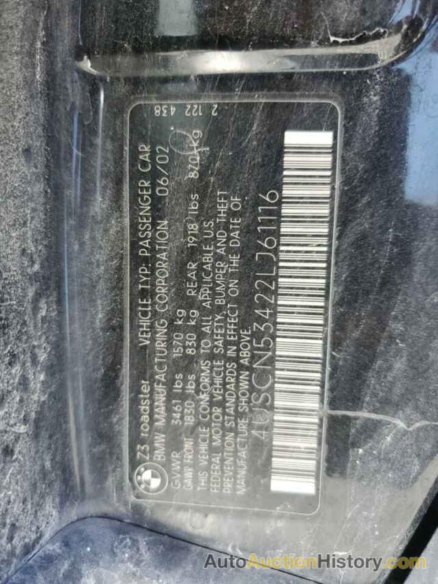 BMW Z3 3.0, 4USCN53422LJ61116