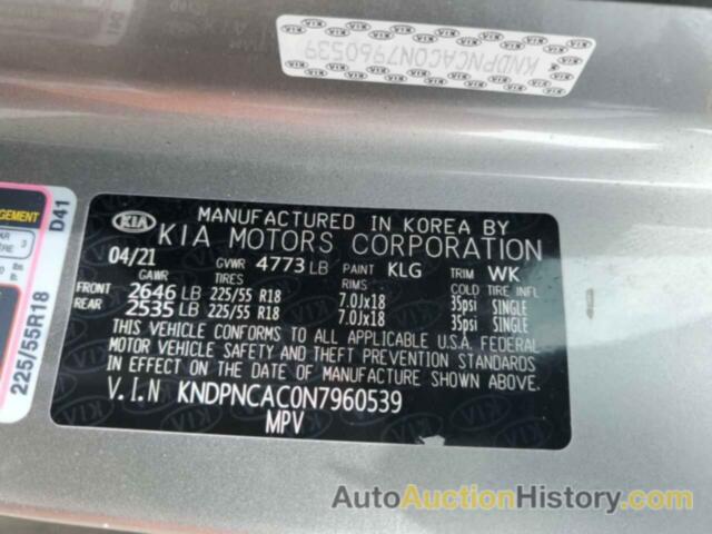 KIA SPORTAGE EX, KNDPNCAC0N7960539