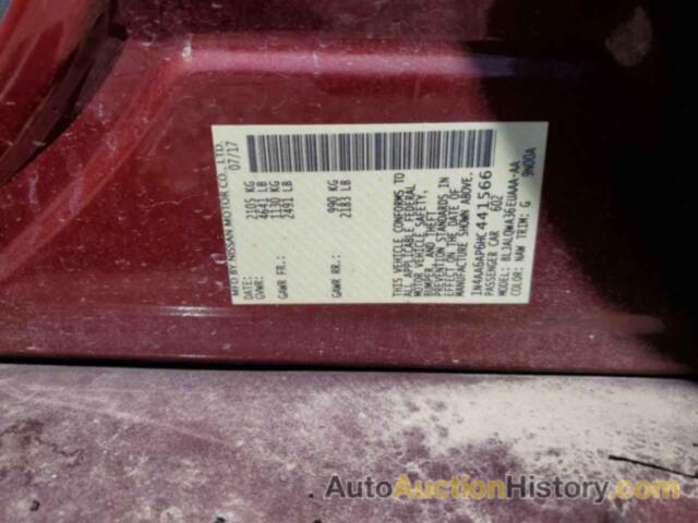 NISSAN MAXIMA 3.5S, 1N4AA6AP6HC441566