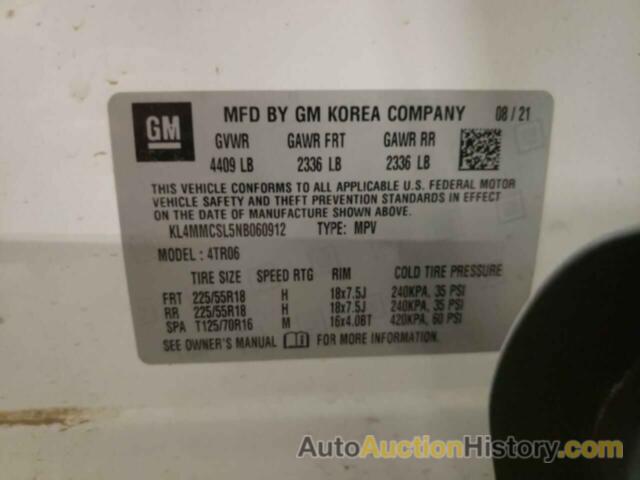 BUICK ENCORE PREFERRED, KL4MMCSL5NB060912